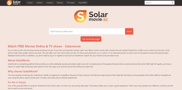 hurawatch 代わり Solarmovie