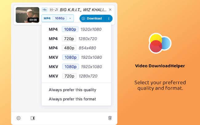 Video DownloadHelper でOnlyFans 動画をダウンロード